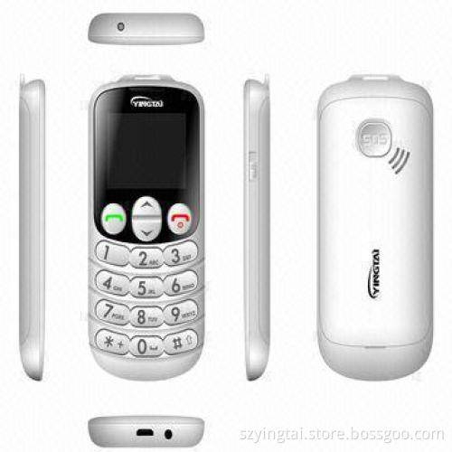 Unlocked original dual Sim mobile phone with SOS button, low end elderly phone with big keypad